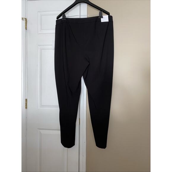 Calvin Klein Black Traditional Straight Leg Dress Pants Plus Size 18W - Picture 7 of 8
